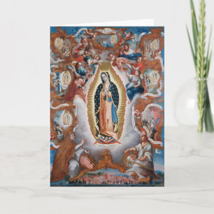 Carte de voeux "Vierge de Guadalupe"