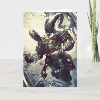 Carte de voeux vierge de Xing Tain