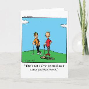 Cartes D Humour Golf D Anniversaire Zazzle Ca