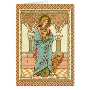 Carte de voeux vierge St John the Evangelist (RLS0