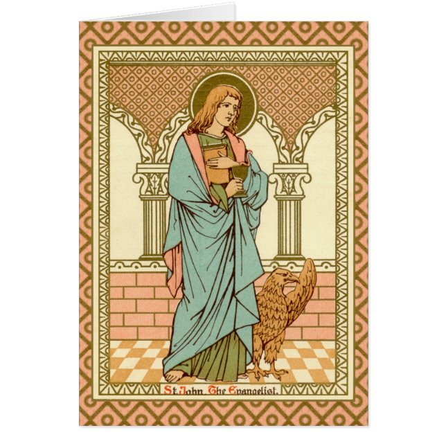 Carte de voeux vierge St John the Evangelist (RLS0 (Devant)