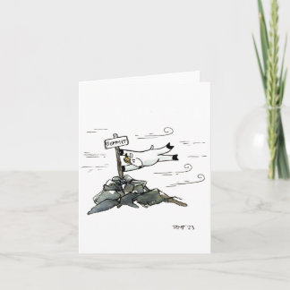 carte de vœux vierge "un peu venteux"