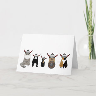 Carte de voeux Viking Pets