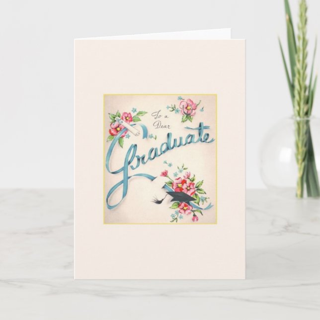 Carte de voeux vintage (Devant)