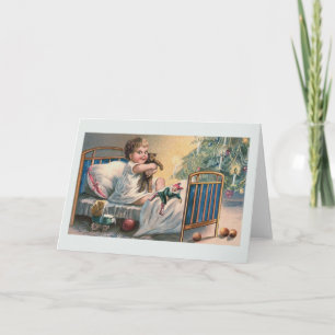 Carte de voeux Vintage "Christmas Morning"