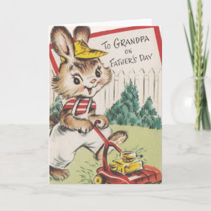 Carte de voeux vintage Grandpa Fête des pères