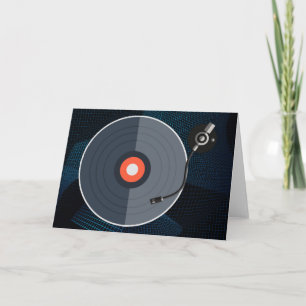 Carte de voeux Vinyl Record