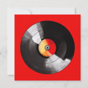 Carte de voeux Vinyl Record