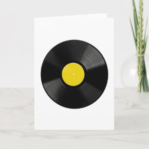 Carte de voeux Vinyl Record