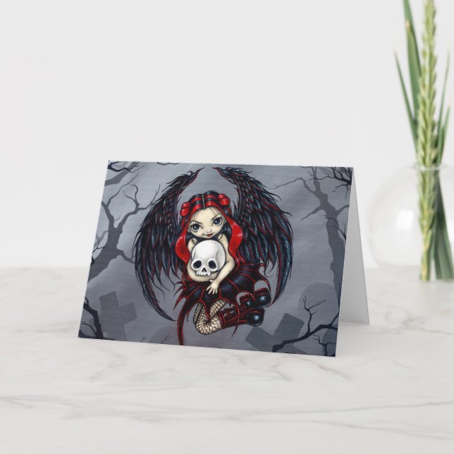 Carte de voeux "Voleur de crâne" (Devant)
