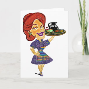 Carte de voeux WAITRESS