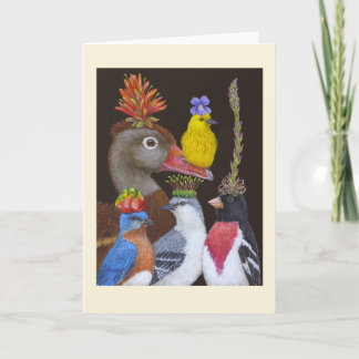 Carte de voeux Walt the Warbler and Friends