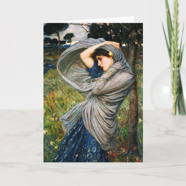 Carte de voeux Waterhouse Boreas (Devant)