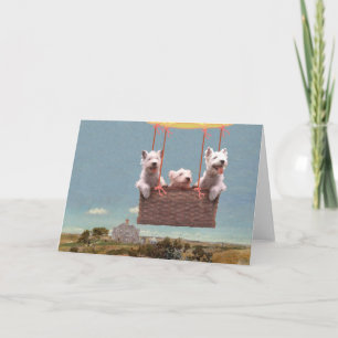 Carte de voeux Westie