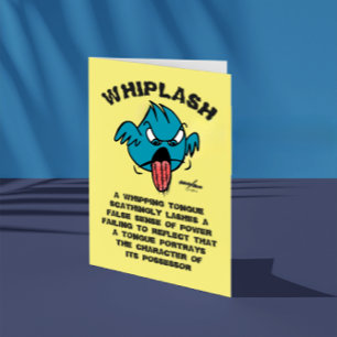 Carte de voeux WHIPLASH -