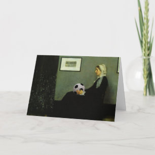 Carte de voeux Whistler's Soccer Mom