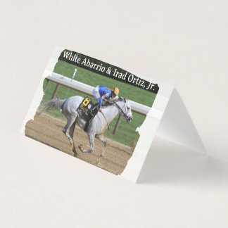 Carte de vœux White Abarrio et Irad Ortiz, Jr.