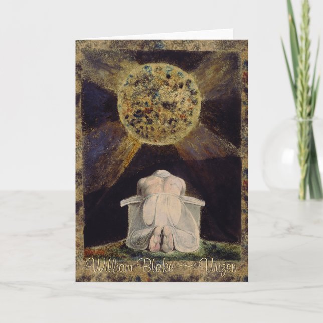 Carte de voeux William Blake Urizen CC0488 (Devant)