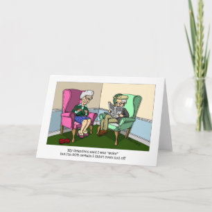 Carte de voeux Woke Grand-mère