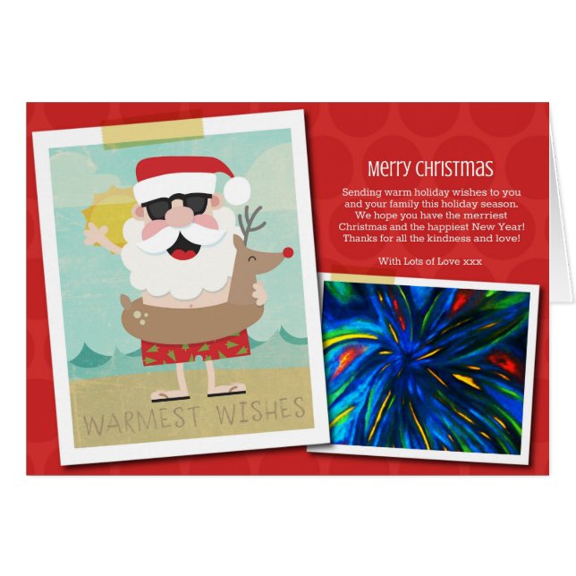 Carte de voeux XMas (Devant horizontal)