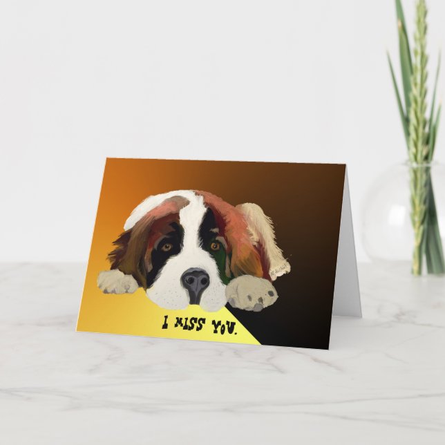 Carte de voeux You St. Bernard (Devant)