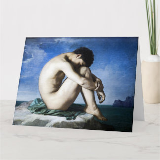Carte de voeux Young Man by the Sea Fine Art