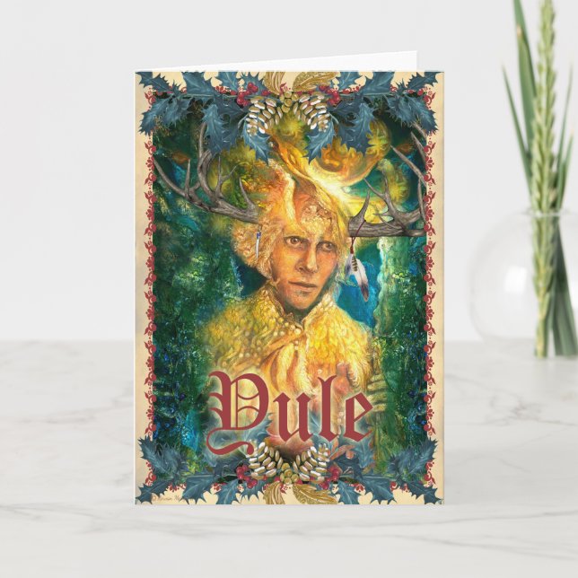 Carte de voeux Yule (Devant)
