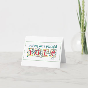 Carte de voeux Yule