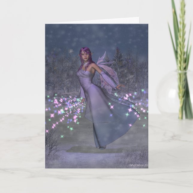 Carte de voeux Yule Fairy (Devant)