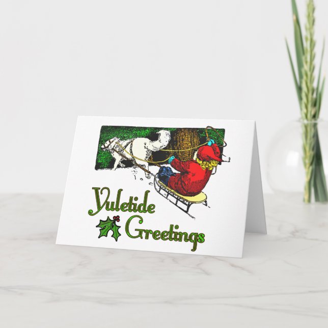 Carte de voeux Yuletide (Devant)