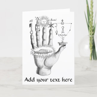 Carte de voeux Zazzle | Symbole d'alchimie