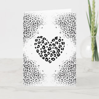 Carte de vœux Zebra love