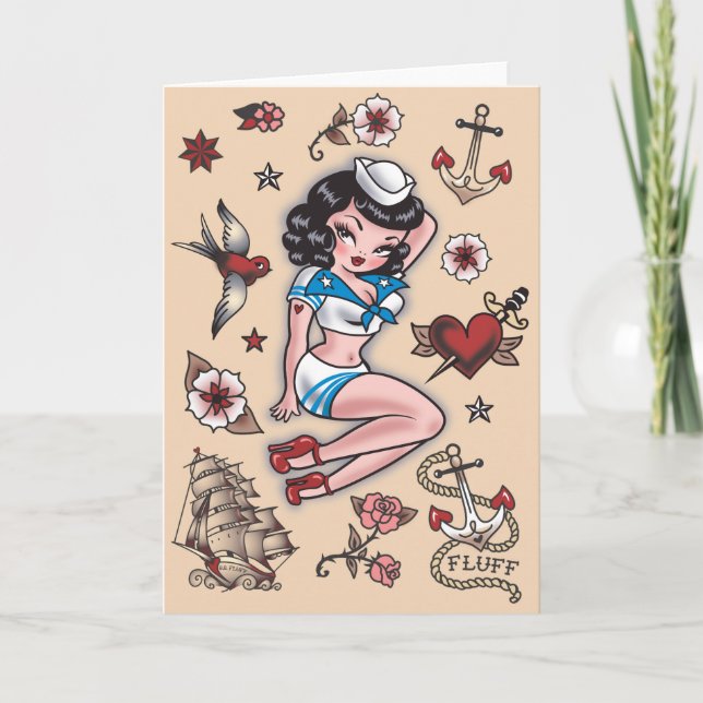 Carte de voile Suzy Fluff (Devant)