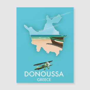 Carte de voyage de Donoussa Grèce