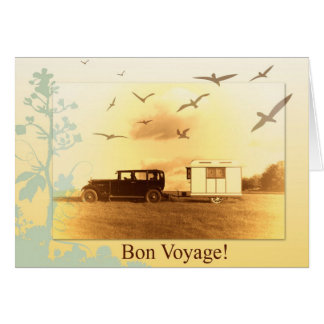 Carte de voyage de fève