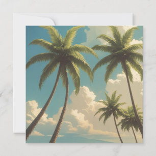 Carte de voyage hawaïenne de style vintage Aloha H