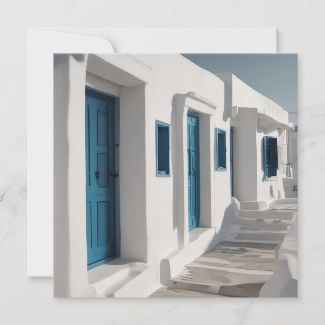 Carte de voyage Mykonos Grèce (Devant)