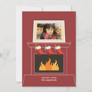 Carte de voyage photo Mantelpiece