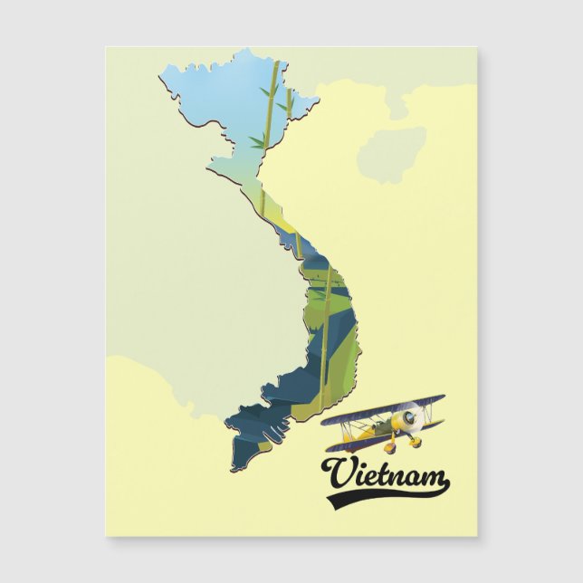 Carte de voyage Vietnam (Devant)