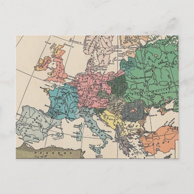 Carte de voyage vintage (Devant)