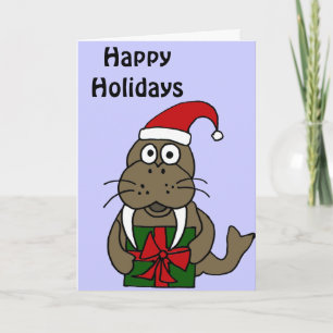 Carte de Walrus Christmas