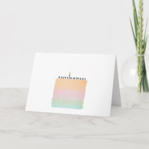 Carte de Watercolor