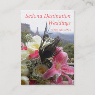 Carte de wedding planner de mariages de