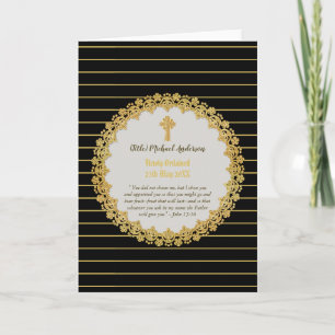 Carte DEACON Récemment Ordonné Verse Cadeau Commémoratif