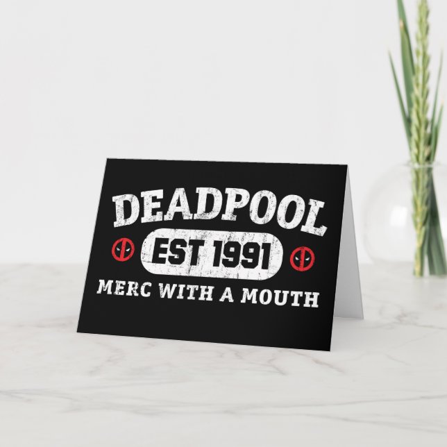 Carte Deadpool | Établi en 1991 (Devant)