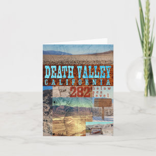 Carte Death Valley, CA : 282' sous le niveau de la mer -