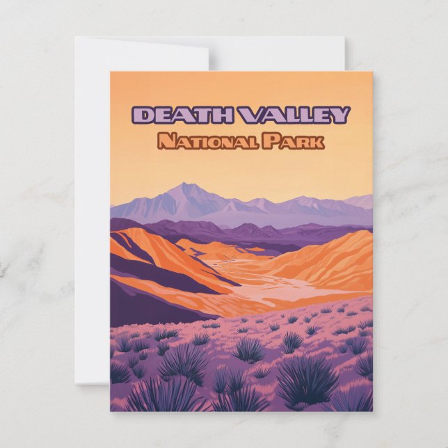 Carte Death Valley National Park California Nevada (Devant)