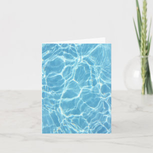 Carte d'eau de piscine