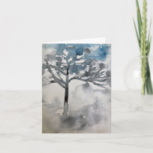 Carte d'eau d'hiver