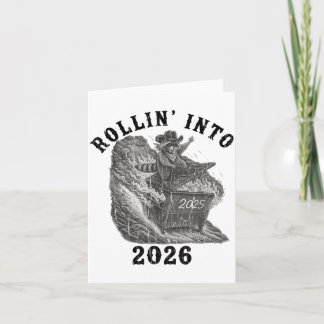 Carte Début 2026, Nouvel An Snarky 2026, Racc Meme